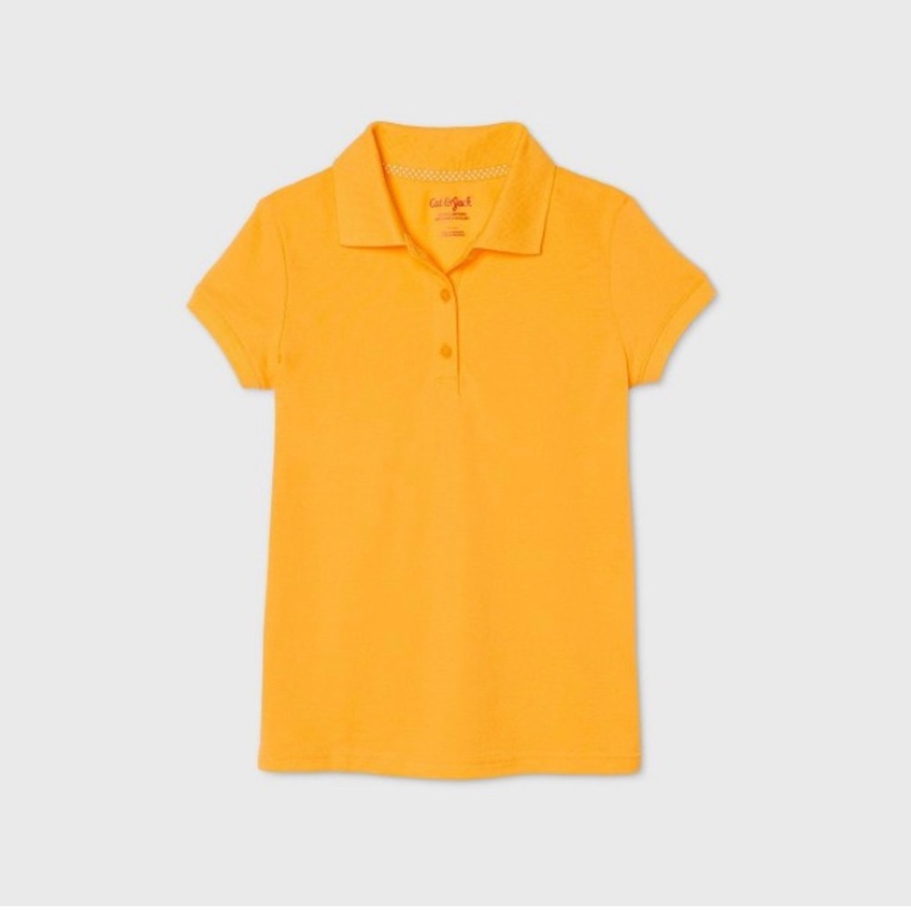 Short Sleeve Stretch Pique Uniform Polo Shirt